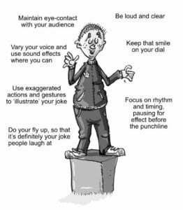 Joke Deliver tips